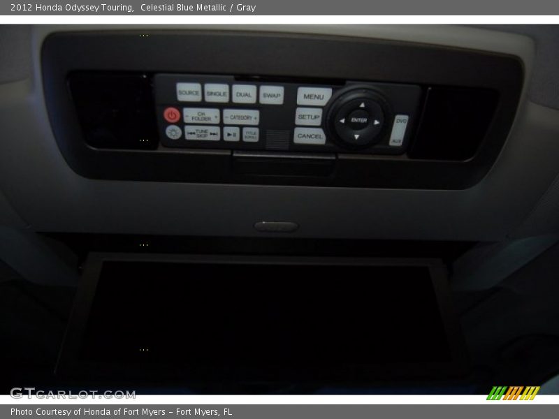 Celestial Blue Metallic / Gray 2012 Honda Odyssey Touring