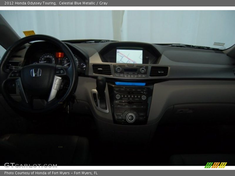 Celestial Blue Metallic / Gray 2012 Honda Odyssey Touring