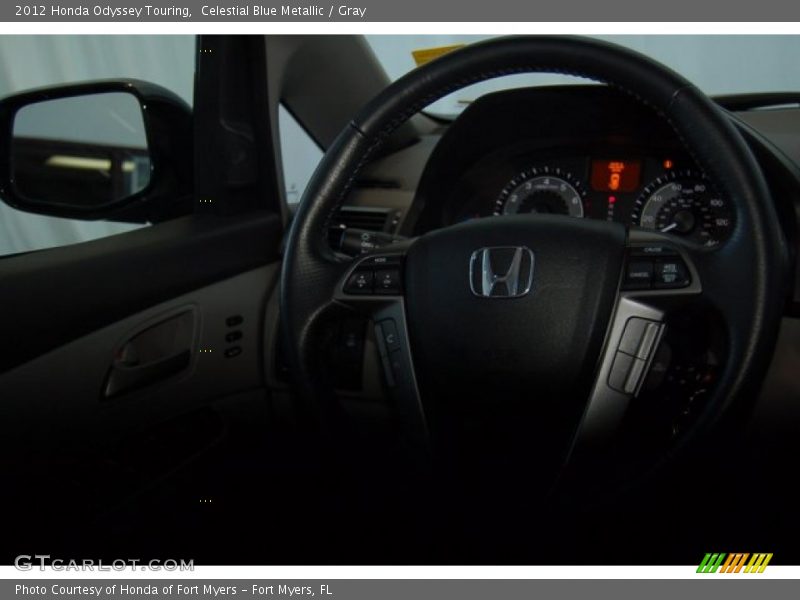 Celestial Blue Metallic / Gray 2012 Honda Odyssey Touring