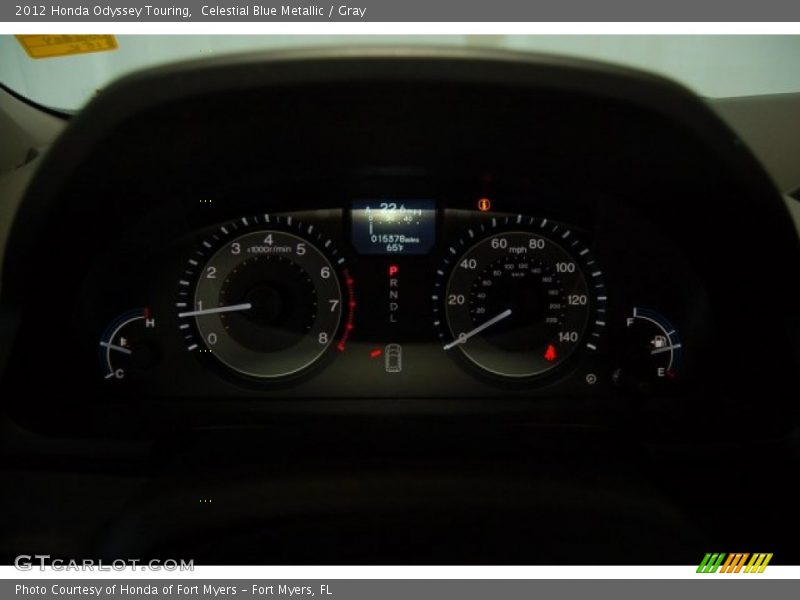 Celestial Blue Metallic / Gray 2012 Honda Odyssey Touring
