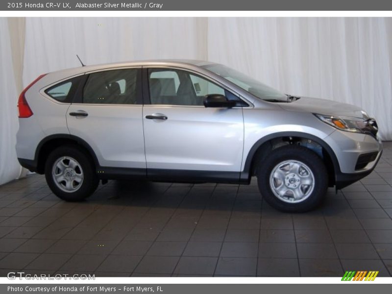 Alabaster Silver Metallic / Gray 2015 Honda CR-V LX