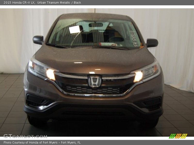 Urban Titanium Metallic / Black 2015 Honda CR-V LX