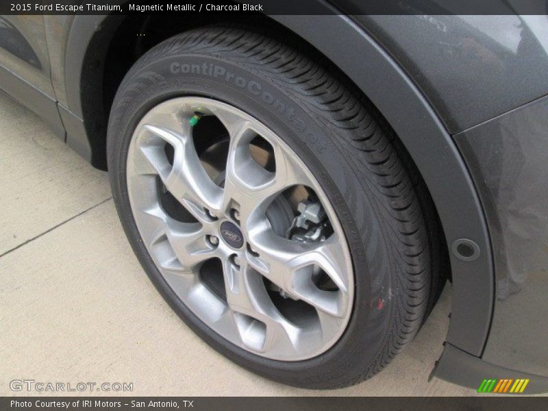 Magnetic Metallic / Charcoal Black 2015 Ford Escape Titanium