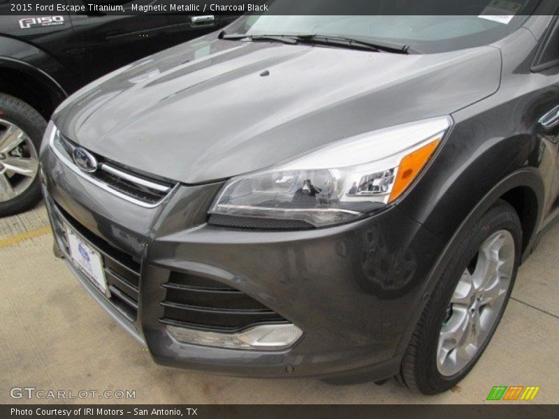 Magnetic Metallic / Charcoal Black 2015 Ford Escape Titanium