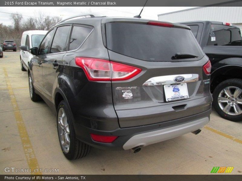Magnetic Metallic / Charcoal Black 2015 Ford Escape Titanium