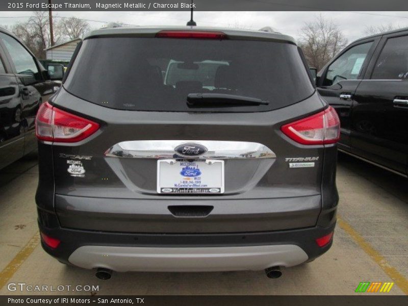 Magnetic Metallic / Charcoal Black 2015 Ford Escape Titanium