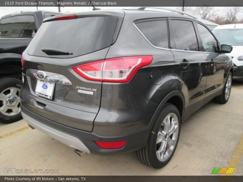 Magnetic Metallic / Charcoal Black 2015 Ford Escape Titanium