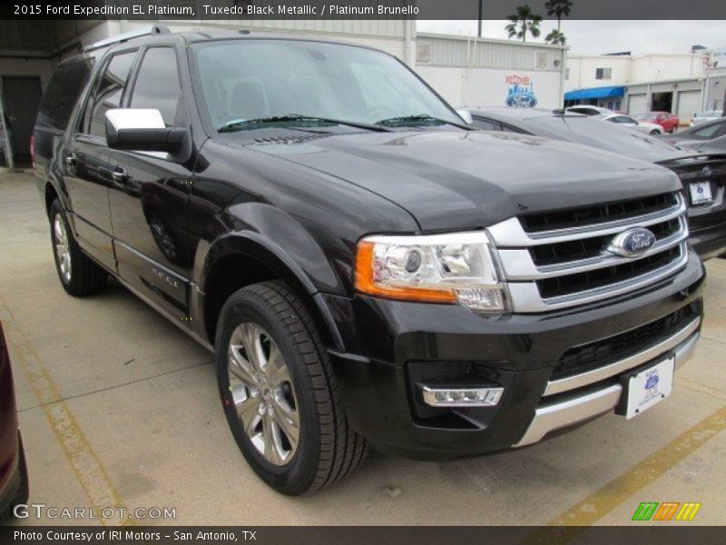 Tuxedo Black Metallic / Platinum Brunello 2015 Ford Expedition EL Platinum