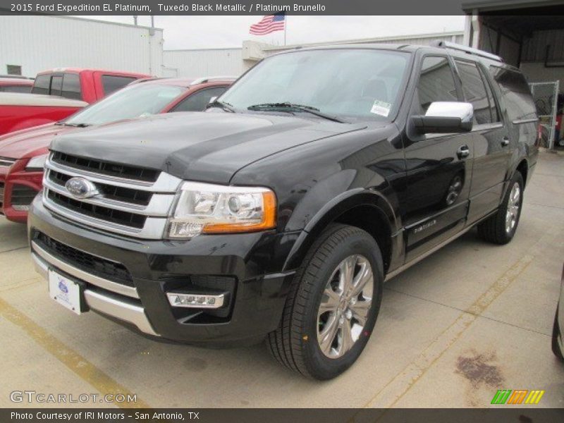 Tuxedo Black Metallic / Platinum Brunello 2015 Ford Expedition EL Platinum