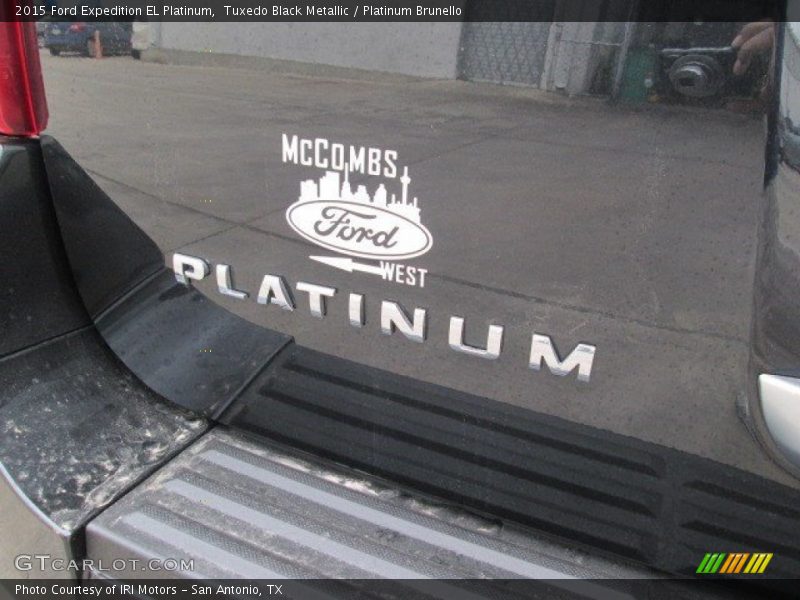 Tuxedo Black Metallic / Platinum Brunello 2015 Ford Expedition EL Platinum
