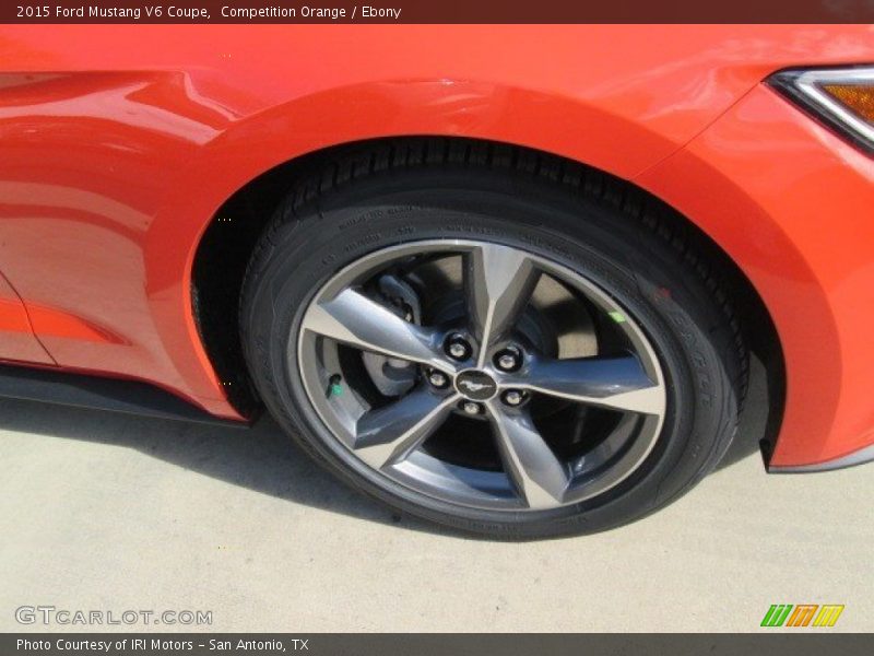 Competition Orange / Ebony 2015 Ford Mustang V6 Coupe