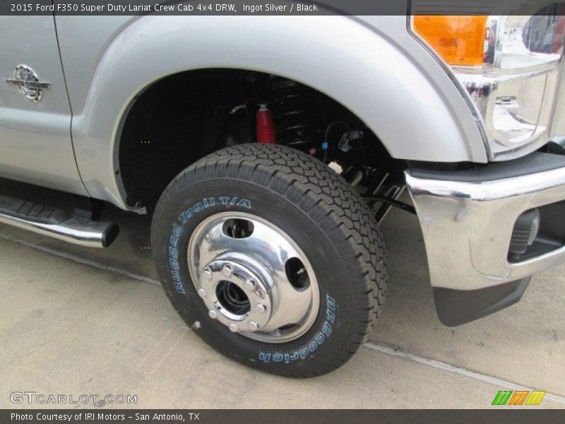 Ingot Silver / Black 2015 Ford F350 Super Duty Lariat Crew Cab 4x4 DRW