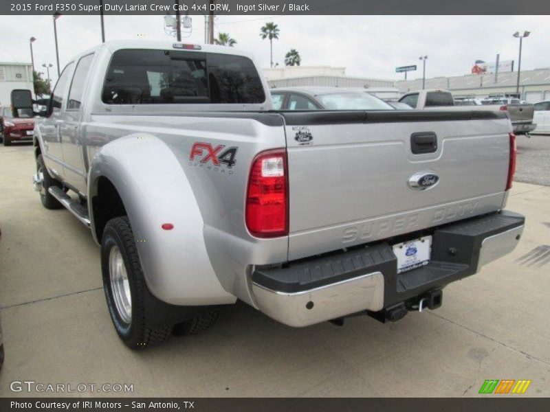 Ingot Silver / Black 2015 Ford F350 Super Duty Lariat Crew Cab 4x4 DRW
