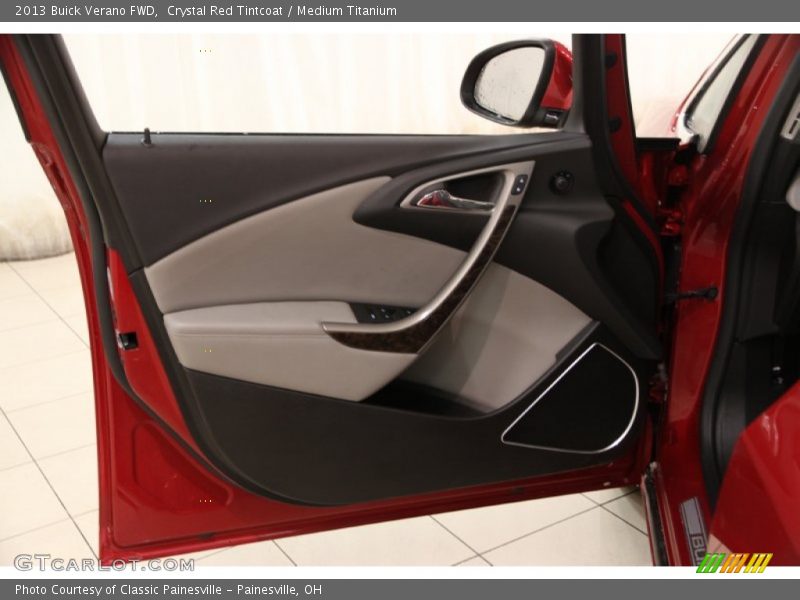 Crystal Red Tintcoat / Medium Titanium 2013 Buick Verano FWD
