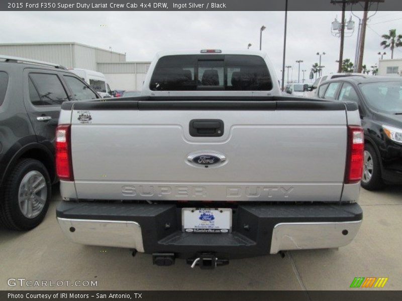 Ingot Silver / Black 2015 Ford F350 Super Duty Lariat Crew Cab 4x4 DRW