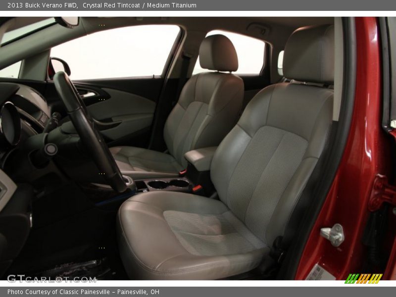 Crystal Red Tintcoat / Medium Titanium 2013 Buick Verano FWD