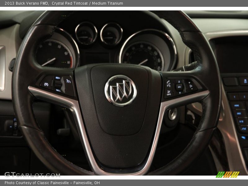 Crystal Red Tintcoat / Medium Titanium 2013 Buick Verano FWD