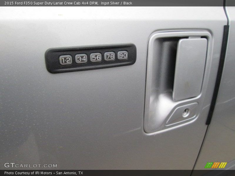 Ingot Silver / Black 2015 Ford F350 Super Duty Lariat Crew Cab 4x4 DRW