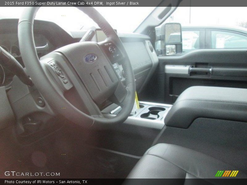 Ingot Silver / Black 2015 Ford F350 Super Duty Lariat Crew Cab 4x4 DRW