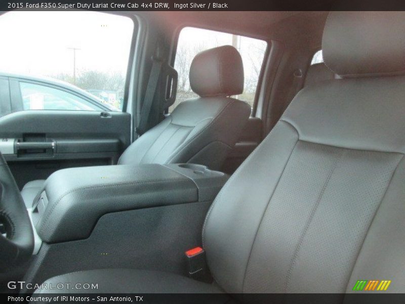 Ingot Silver / Black 2015 Ford F350 Super Duty Lariat Crew Cab 4x4 DRW