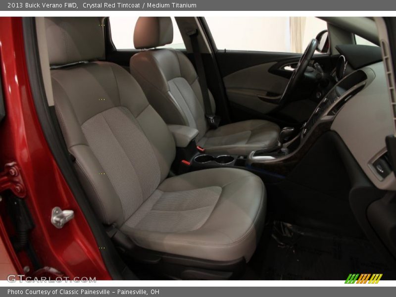 Crystal Red Tintcoat / Medium Titanium 2013 Buick Verano FWD
