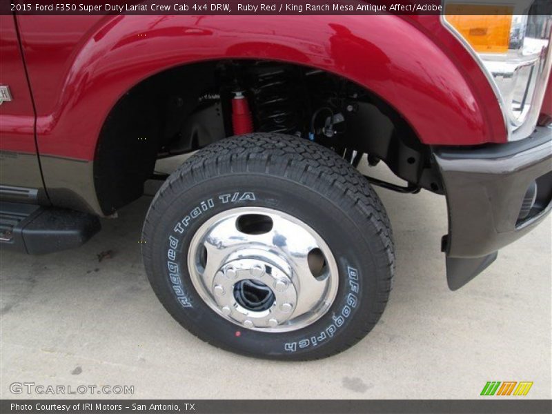 Ruby Red / King Ranch Mesa Antique Affect/Adobe 2015 Ford F350 Super Duty Lariat Crew Cab 4x4 DRW
