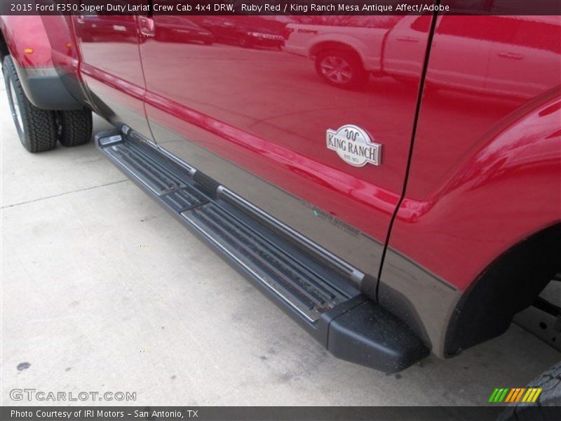 Ruby Red / King Ranch Mesa Antique Affect/Adobe 2015 Ford F350 Super Duty Lariat Crew Cab 4x4 DRW