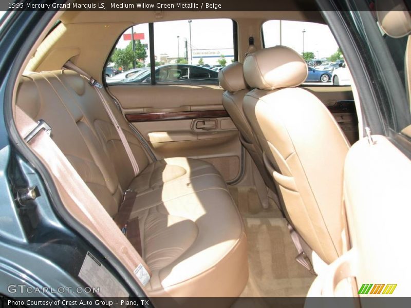 Medium Willow Green Metallic / Beige 1995 Mercury Grand Marquis LS