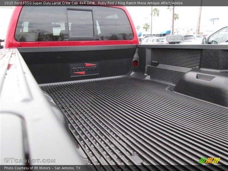 Ruby Red / King Ranch Mesa Antique Affect/Adobe 2015 Ford F350 Super Duty Lariat Crew Cab 4x4 DRW