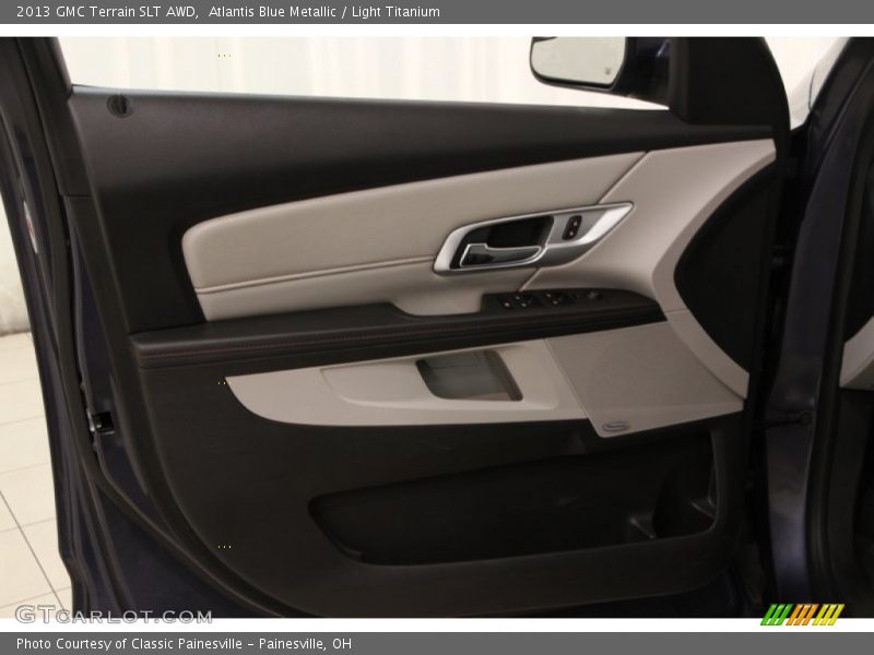 Atlantis Blue Metallic / Light Titanium 2013 GMC Terrain SLT AWD