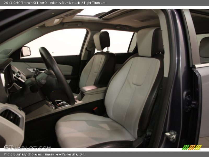 Atlantis Blue Metallic / Light Titanium 2013 GMC Terrain SLT AWD