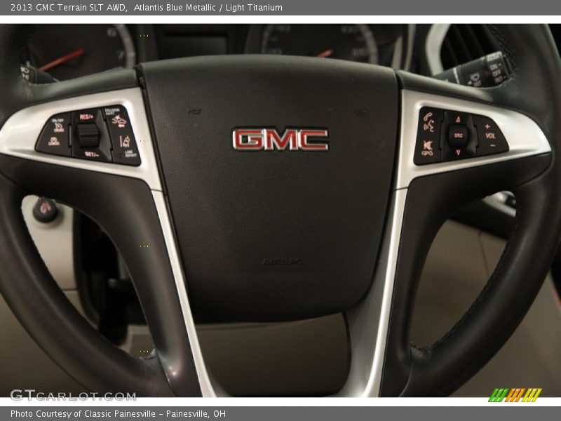 Atlantis Blue Metallic / Light Titanium 2013 GMC Terrain SLT AWD