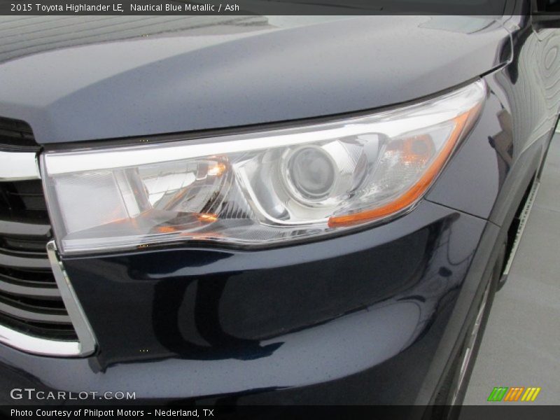 Nautical Blue Metallic / Ash 2015 Toyota Highlander LE