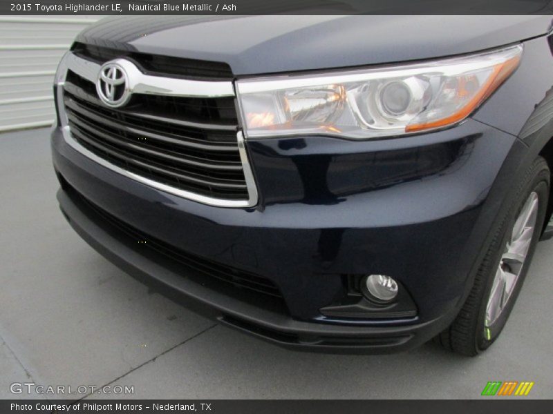 Nautical Blue Metallic / Ash 2015 Toyota Highlander LE