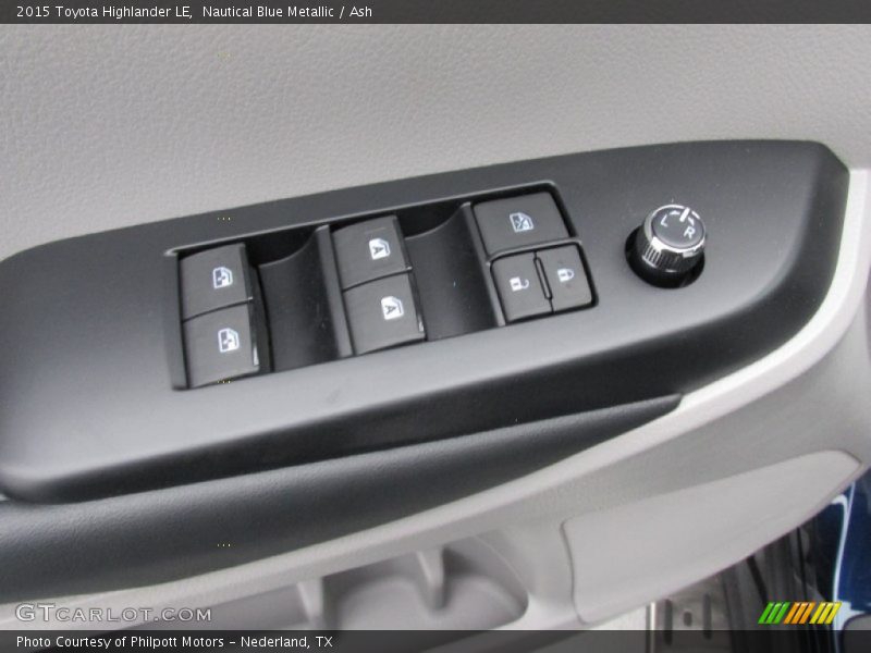 Controls of 2015 Highlander LE