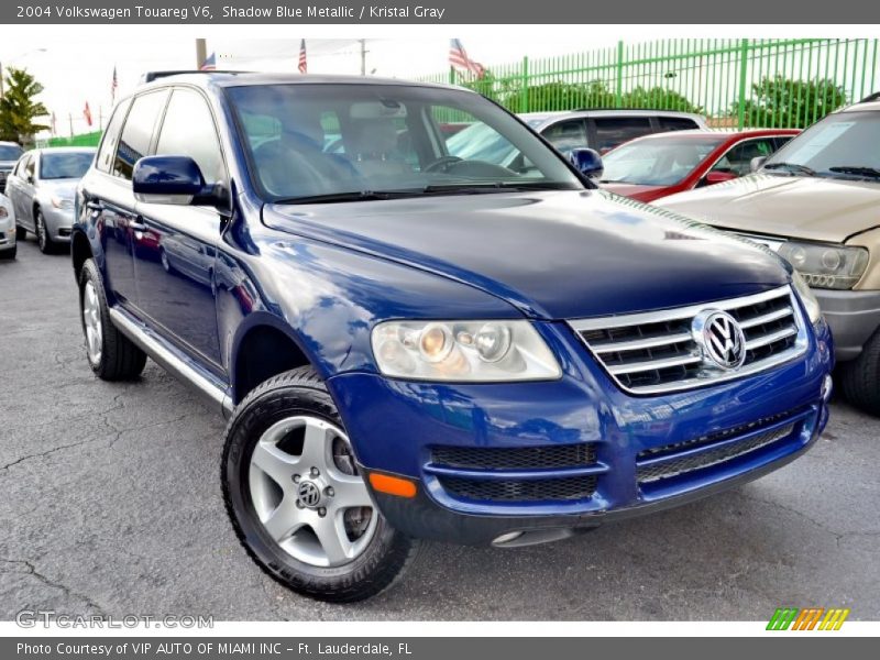 Shadow Blue Metallic / Kristal Gray 2004 Volkswagen Touareg V6