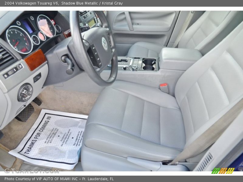  2004 Touareg V6 Kristal Gray Interior