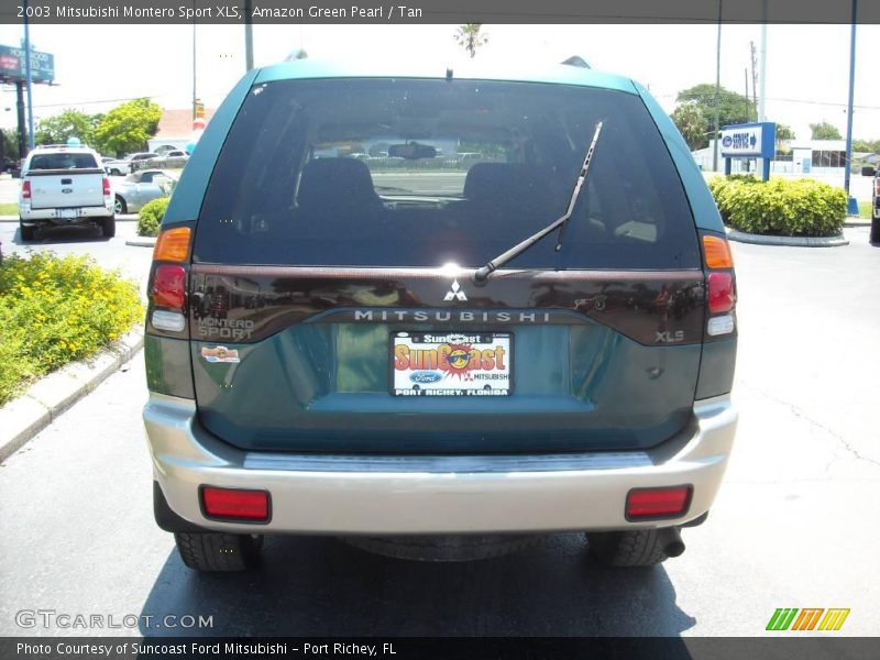 Amazon Green Pearl / Tan 2003 Mitsubishi Montero Sport XLS