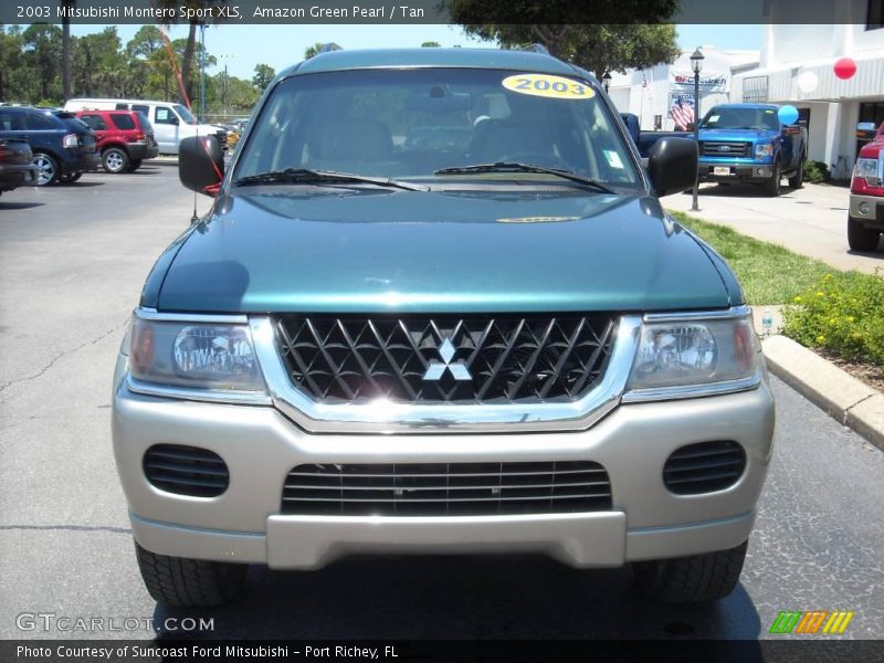 Amazon Green Pearl / Tan 2003 Mitsubishi Montero Sport XLS