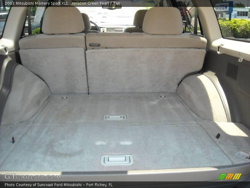 Amazon Green Pearl / Tan 2003 Mitsubishi Montero Sport XLS