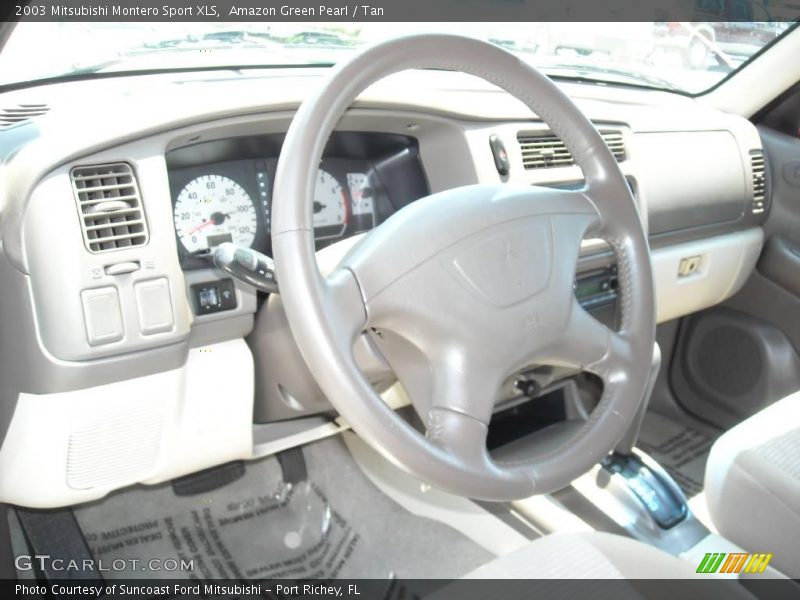 Amazon Green Pearl / Tan 2003 Mitsubishi Montero Sport XLS