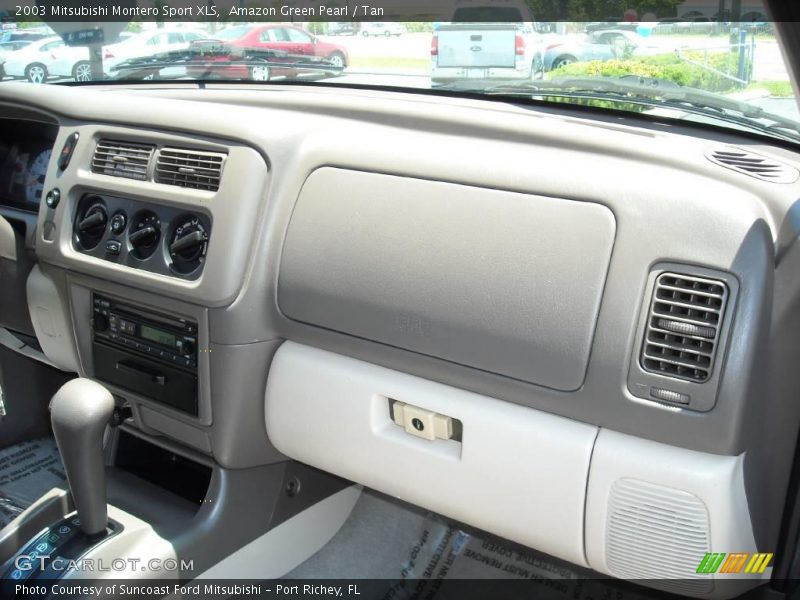 Amazon Green Pearl / Tan 2003 Mitsubishi Montero Sport XLS