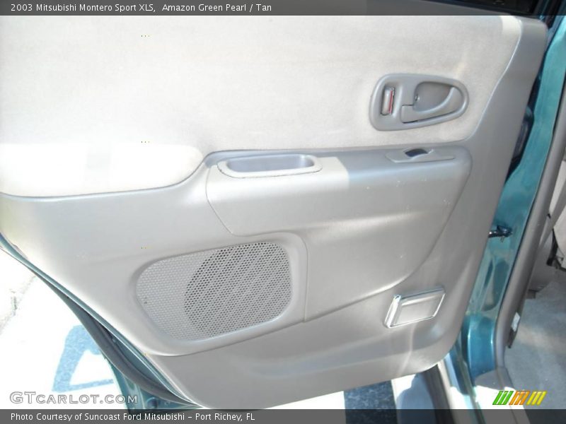 Amazon Green Pearl / Tan 2003 Mitsubishi Montero Sport XLS