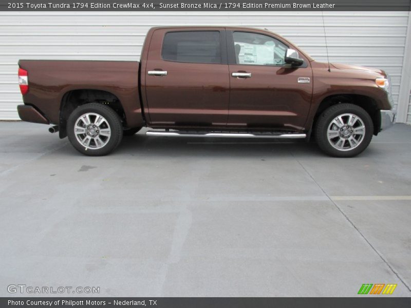  2015 Tundra 1794 Edition CrewMax 4x4 Sunset Bronze Mica