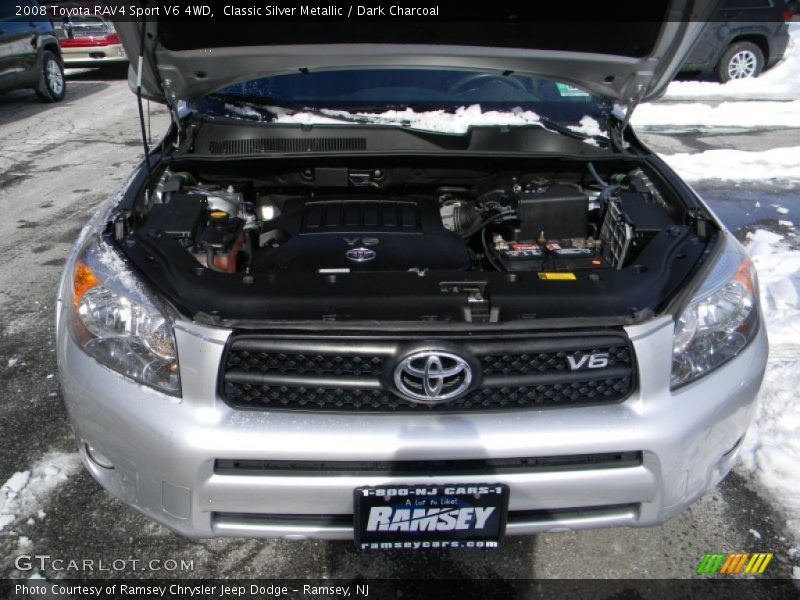 Classic Silver Metallic / Dark Charcoal 2008 Toyota RAV4 Sport V6 4WD