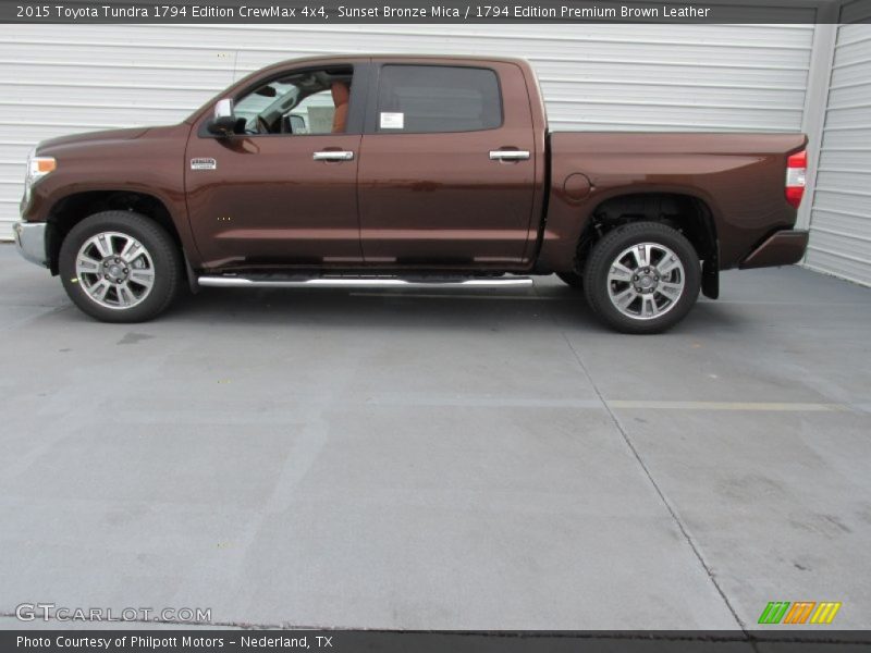  2015 Tundra 1794 Edition CrewMax 4x4 Sunset Bronze Mica