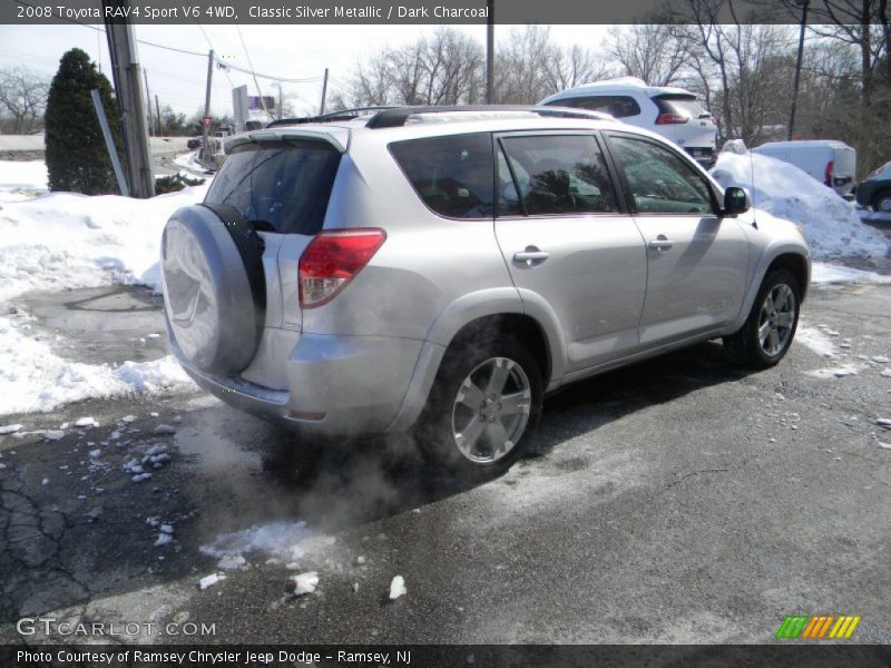 Classic Silver Metallic / Dark Charcoal 2008 Toyota RAV4 Sport V6 4WD