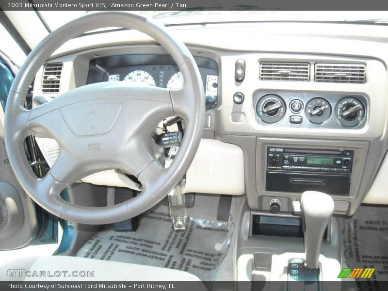 Amazon Green Pearl / Tan 2003 Mitsubishi Montero Sport XLS