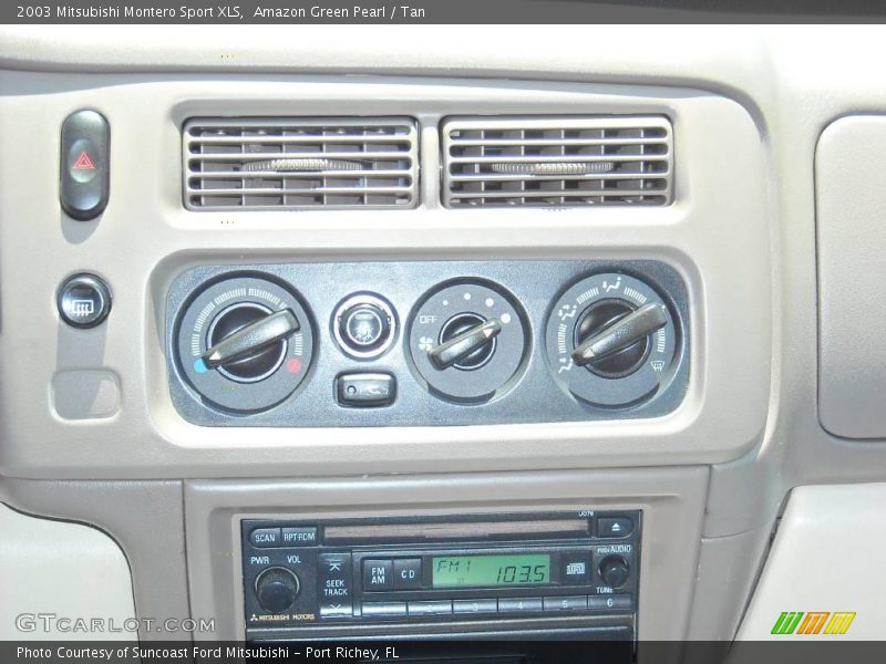Amazon Green Pearl / Tan 2003 Mitsubishi Montero Sport XLS