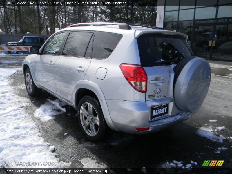 Classic Silver Metallic / Dark Charcoal 2008 Toyota RAV4 Sport V6 4WD